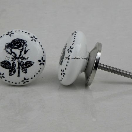 Rose Flower Knob (1)
